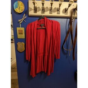 Sz XL AB Studio Waterfall Cardigan
